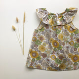 Sunflower ruffle collar blouse, 4-5 years