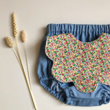 Pale blue lightweight denim bloomers
