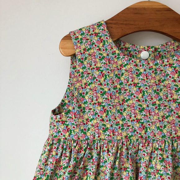 Ditsy floral classic handmade dress