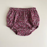 Berry floral handmade bloomers